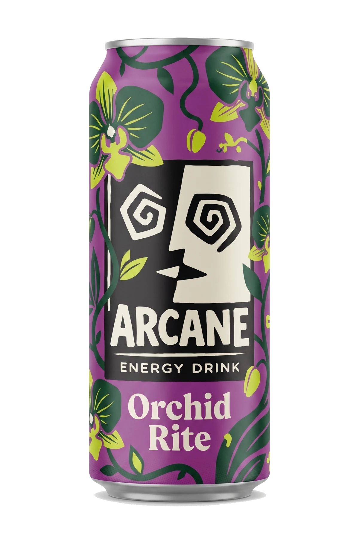 Arcane Orchid Rite energy drink can